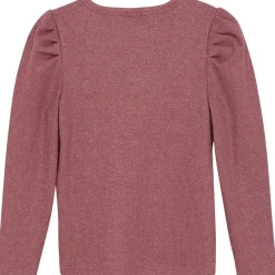 Glitter Rib Långärmad T-Shirt Deco Rose><noscript><img width=