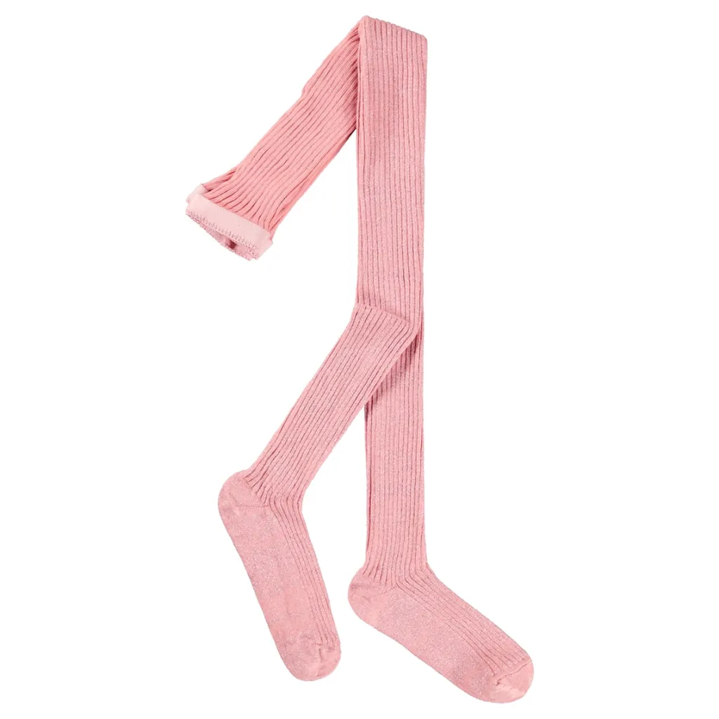 Glitterstrumpbyxor Blush>Molo New