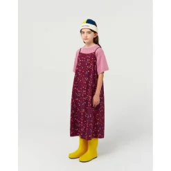 Glittrande över hela remmen vävd klänning Burgundy Red>Bobo Choses Best