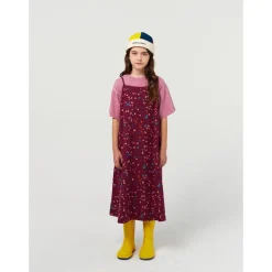 Glittrande över hela remmen vävd klänning Burgundy Red><noscript><img width=