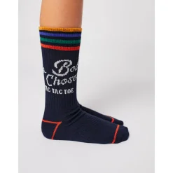 Go Bobo Navy Långa Strumpor Midnight Blue><noscript><img width=