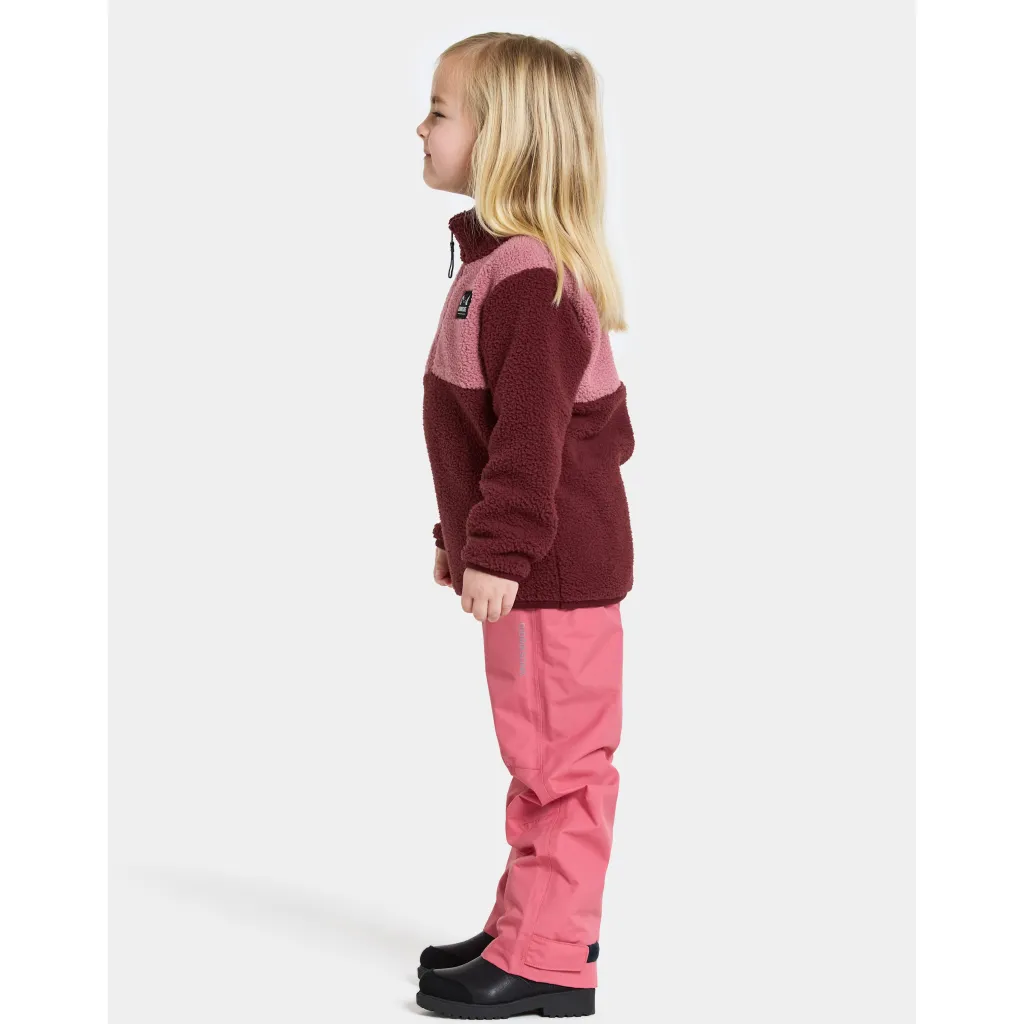 Gosig Kids Jumper Med Halv Dragkedja Anemon Red>Didriksons Best