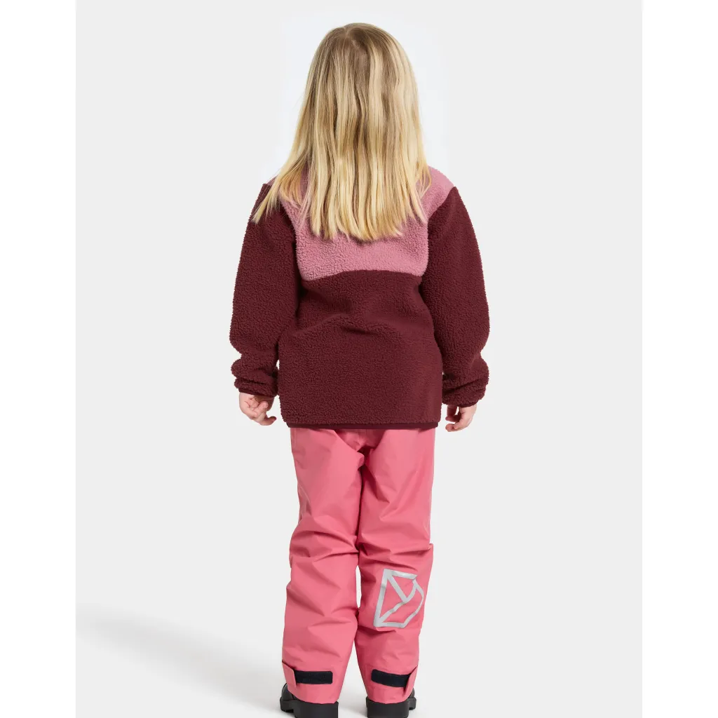 Gosig Kids Jumper Med Halv Dragkedja Anemon Red>Didriksons Best