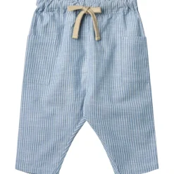 GOTS Arne Byxor Blue Stripe>Wheat New