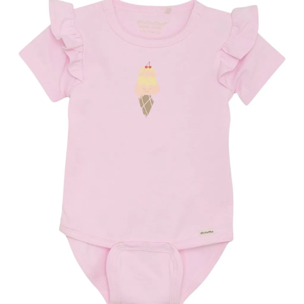 GOTS Baby Body Rosa>Minymo Sale