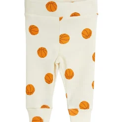 GOTS Basketball Baby-leggings Off White>Mini Rodini Hot