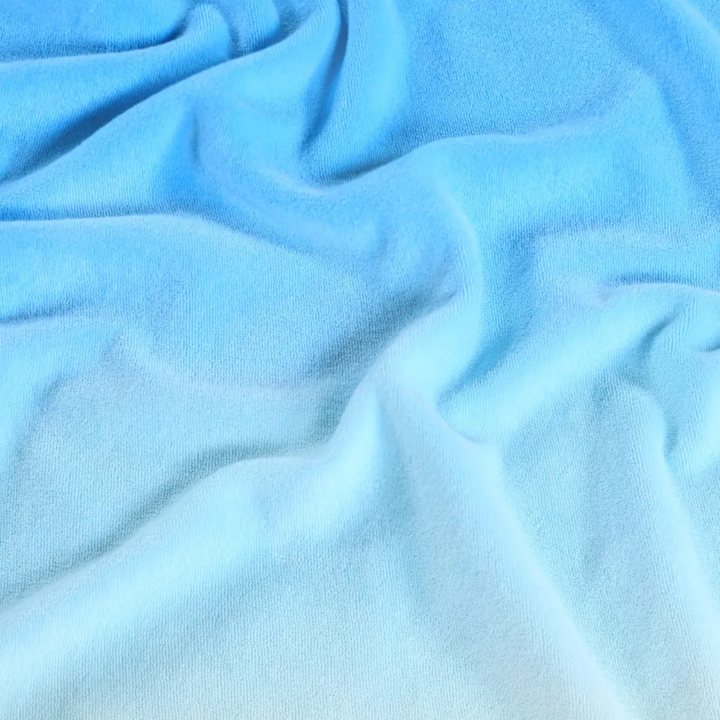 GOTS Beach Cover Up Badponcho Blue Light>Molo