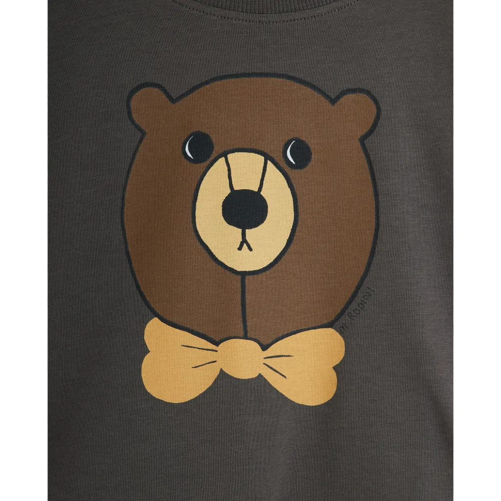GOTS Bear Långärmad Tröja Grey>Mini Rodini Online