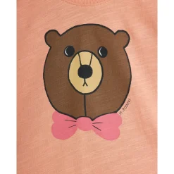 GOTS Bear T-shirt Pink><noscript><img width=