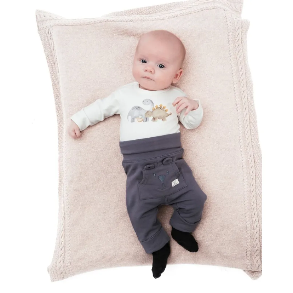 GOTS Bebe Baby Body Petrol>Hust&Claire New