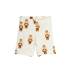 GOTS Bees Aop Cykelbyxor Offwhite>Mini Rodini Hot