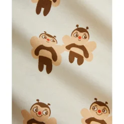 GOTS Bees Aop Cykelbyxor Offwhite><noscript><img width=