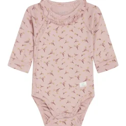 GOTS Bing Blommig Omlottbody Dusty Rose>Hust&Claire Outlet