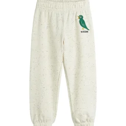 GOTS Bird Emb Mjukisbyxor Offwhite>Mini Rodini Sale