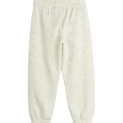 GOTS Bird Emb Mjukisbyxor Offwhite><noscript><img width=