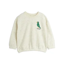 GOTS Bird Emb Neps Sweatshirt Offwhite>Mini Rodini Discount