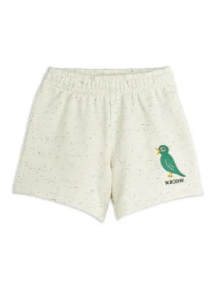 GOTS Bird Emb Sweatshorts Offwhite>Mini Rodini Best