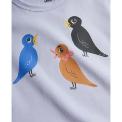 GOTS Birds Sp Kortärmad Top Purple><noscript><img width=