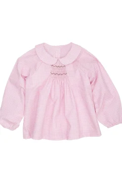GOTS Broderad Smockblus Syringa>Copenhagen Colors Best