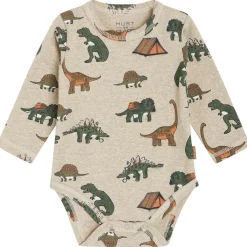 GOTS Buster Baby Body Beige Melange>Hust&Claire Hot