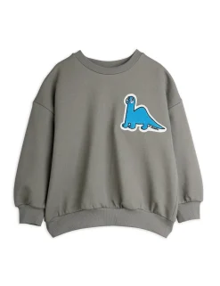GOTS Dino Patch Sweatshirt Grey>Mini Rodini Sale
