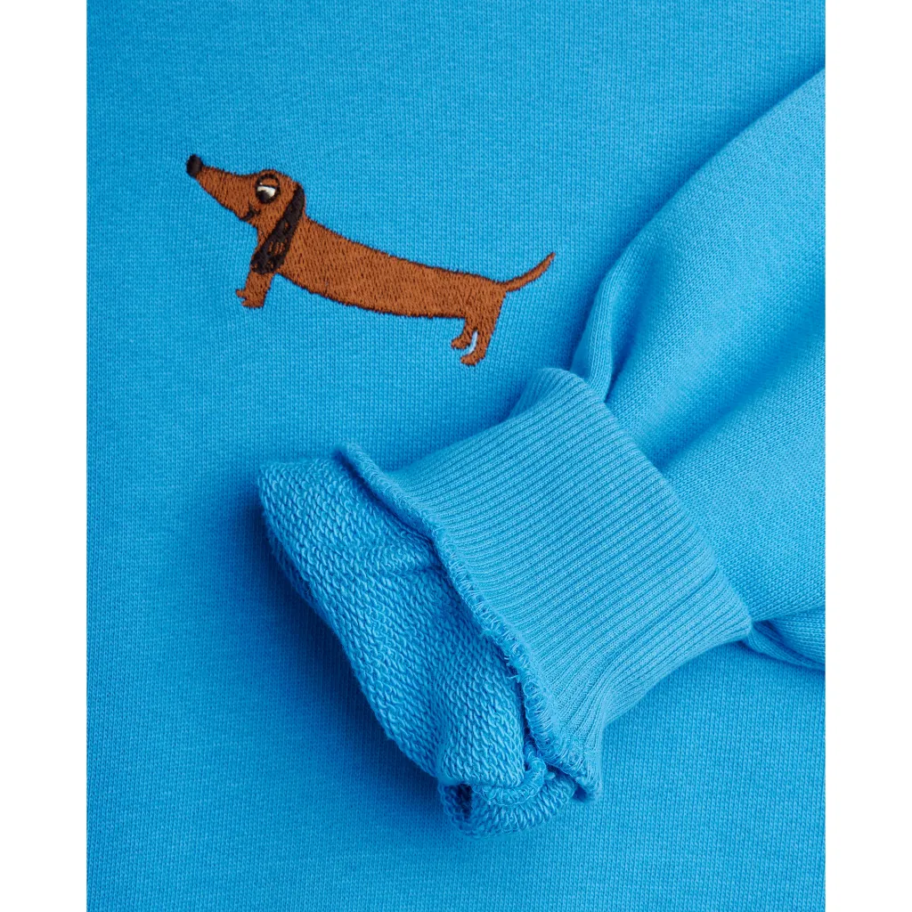 GOTS Dog Sweatshirt Blue>Mini Rodini New