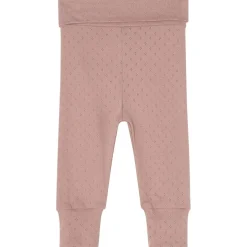 GOTS Elsy Pointelle Baby Byxor Pink Mauve>Buddy & Hope Online