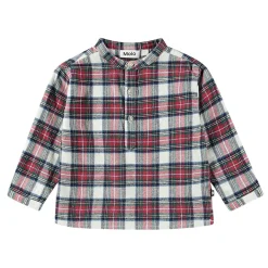 GOTS Enoz Skjorta Pine Check>Molo Outlet