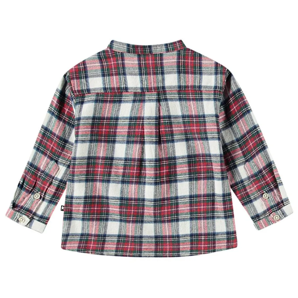 GOTS Enoz Skjorta Pine Check>Molo Outlet