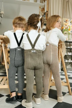 GOTS Fotlösa Strumpbyxor Black X White checked><noscript><img width=