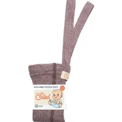 GOTS Fotlösa Strumpbyxor Vanilla Fig>Silly Silas Clearance