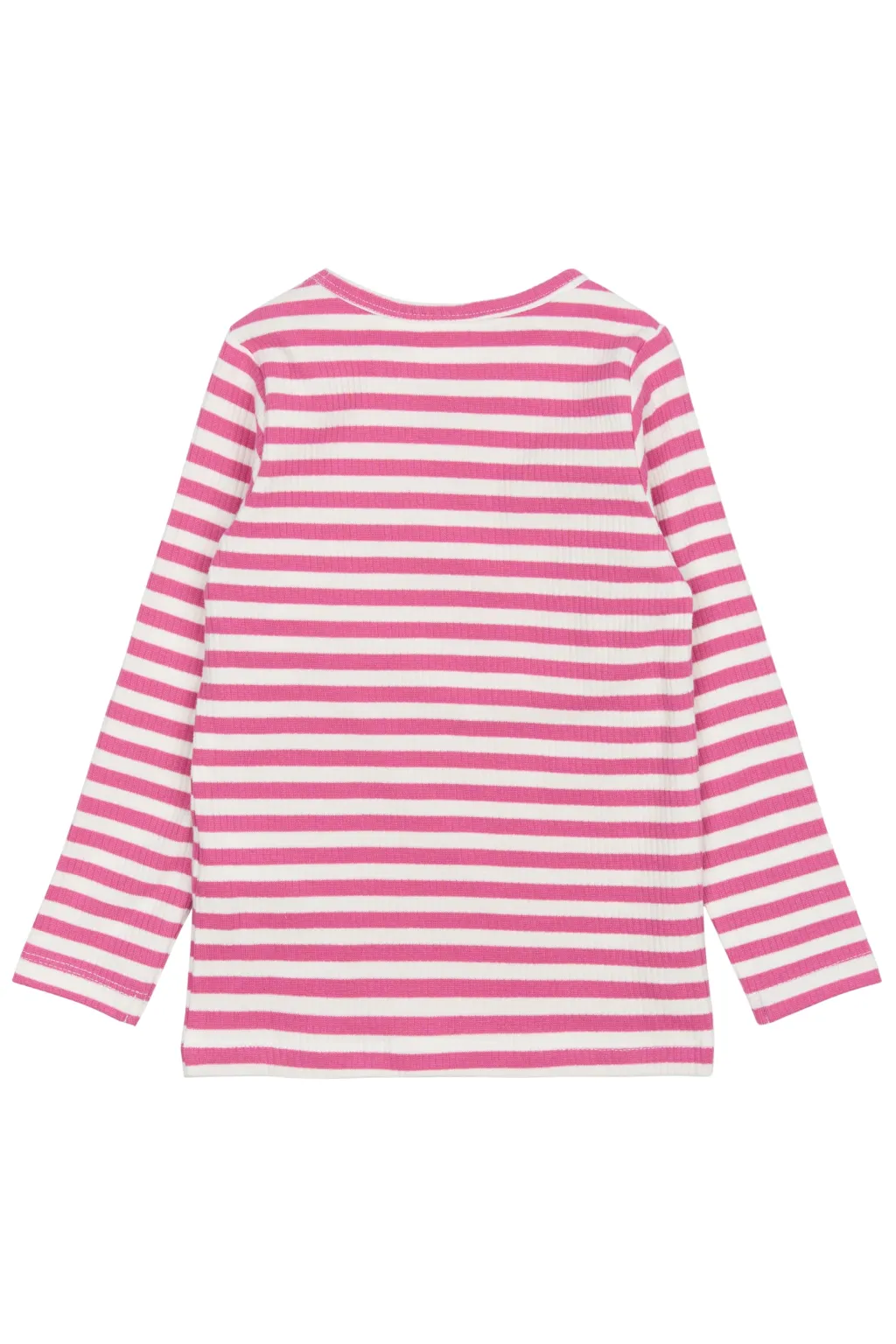 GOTS Fro Långärmad Ribbad Topp Ibis Rose Striped>The New Siblings Hot