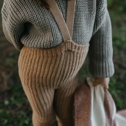 GOTS Granny Teddy Leggings Ljusbrun>Silly Silas Discount
