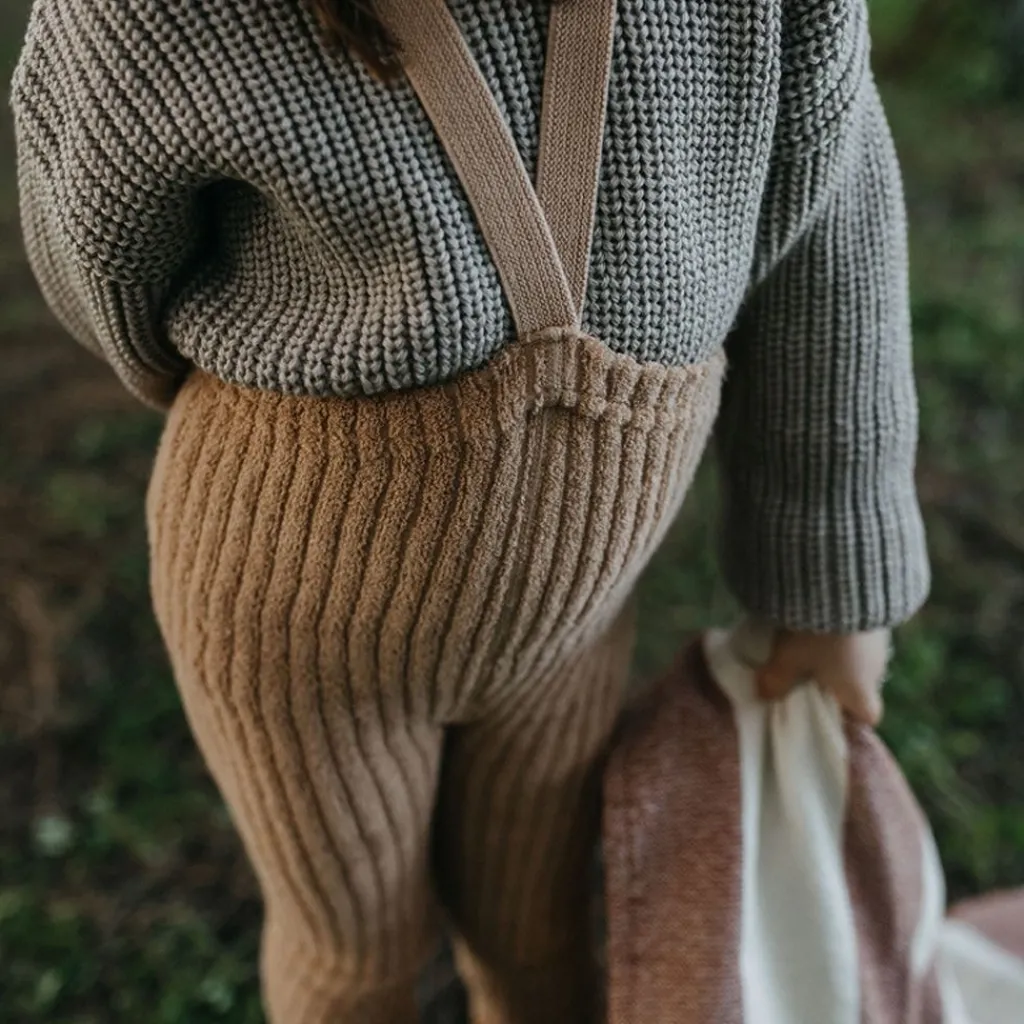GOTS Granny Teddy Leggings Ljusbrun>Silly Silas Discount