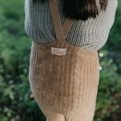 GOTS Granny Teddy Leggings Ljusbrun><noscript><img width=