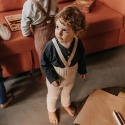 GOTS Granny Teddy Leggings Gräddvit>Silly Silas Discount