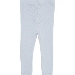 GOTS Heart Pointelle Leggings Dusty Blue><noscript><img width=