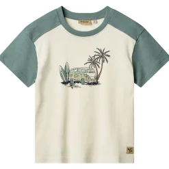 GOTS Hector T-shirt Ivory>Wheat Sale