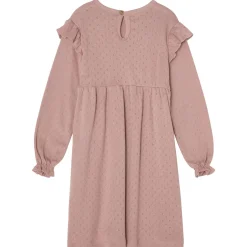 GOTS Hedda Pointelle Klänning Pink Mauve>Buddy & Hope New