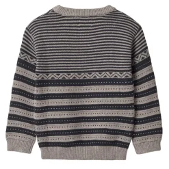 GOTS Janus Stickad Tröja Marinblå><noscript><img width=