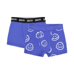 GOTS Justin 2-pack Boxershorts Moon Moods Blue>Molo Clearance