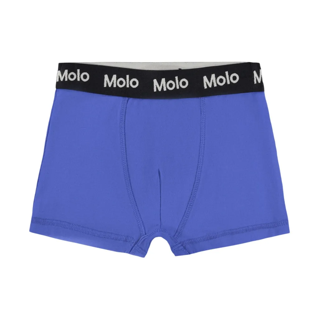 GOTS Justin 2-pack Boxershorts Moon Moods Blue>Molo Clearance