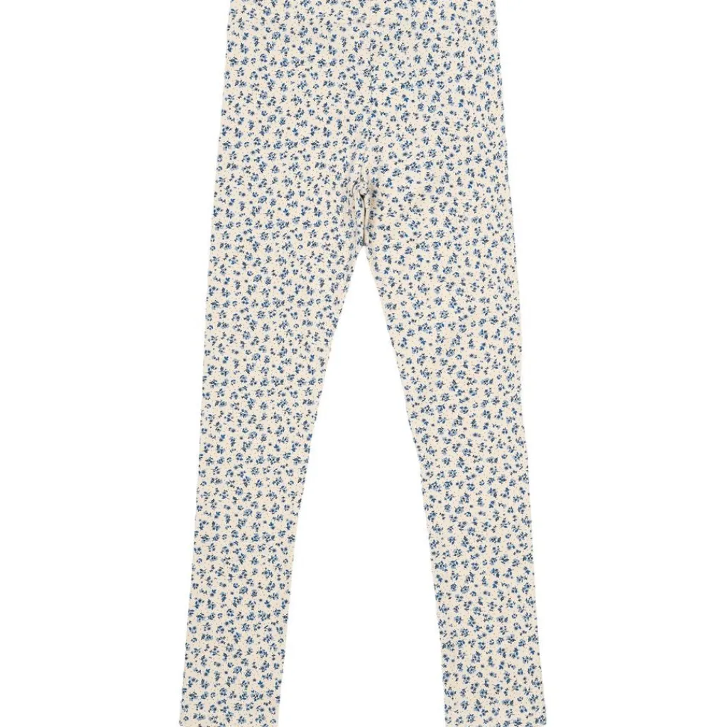 GOTS Leggings White Swan Big Flower>The New Outlet