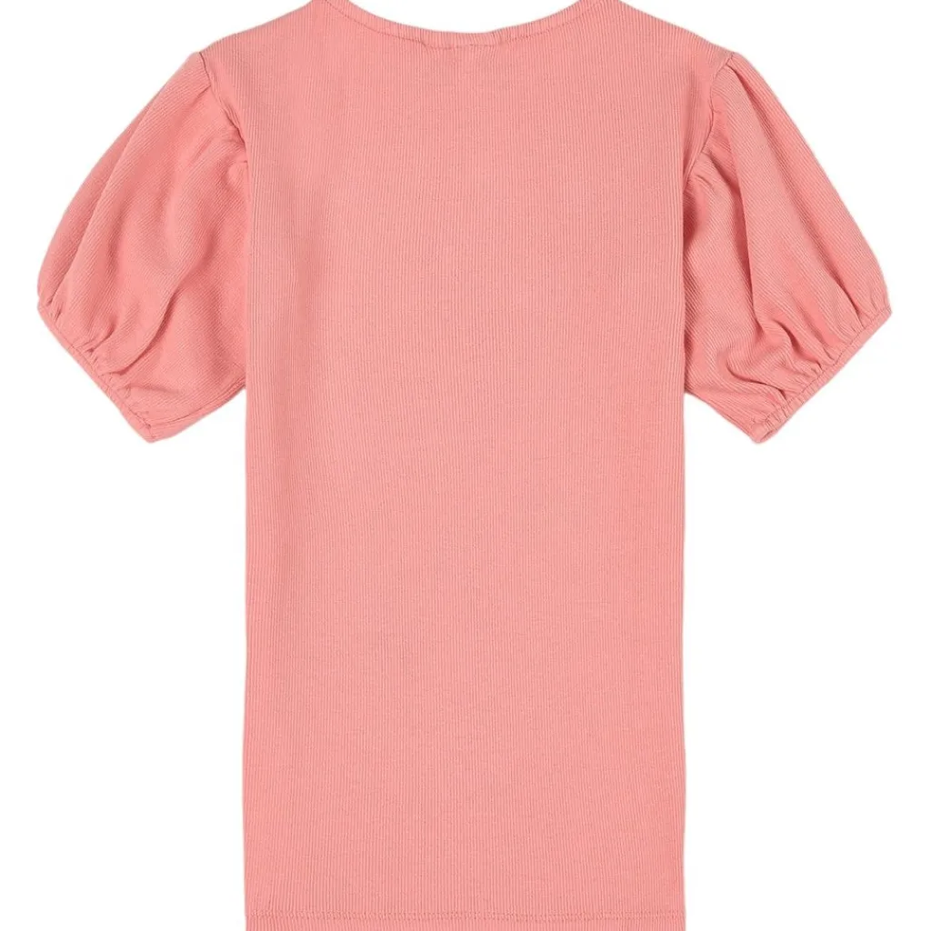 GOTS Life in Nature Ribbad Klänning Med Tryck Rosa>The Campamento Sale