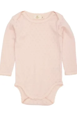 GOTS Långärmad Body Dusty Rose>Copenhagen Colors Sale