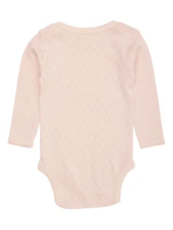 GOTS Långärmad Body Dusty Rose>Copenhagen Colors Sale