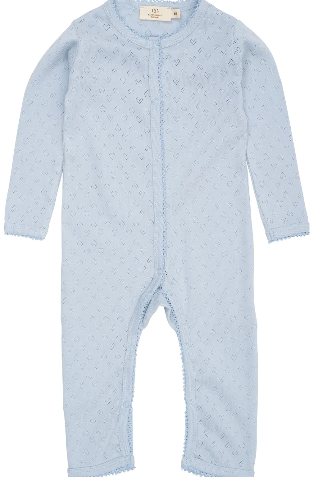 GOTS Långärmad Onesie Dusty Blue>Copenhagen Colors Best