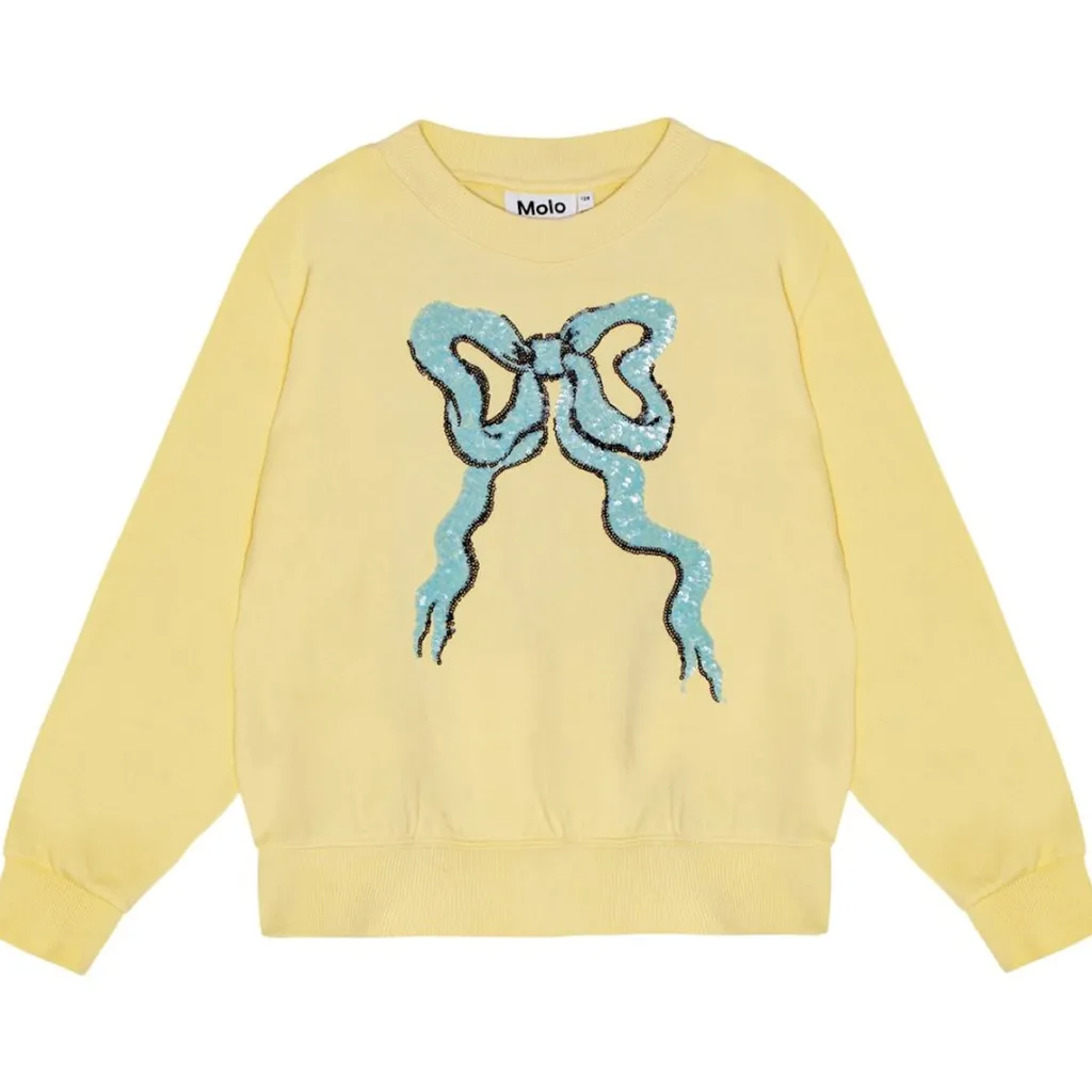 GOTS Marge Tröja Sequin Bow>Molo Outlet