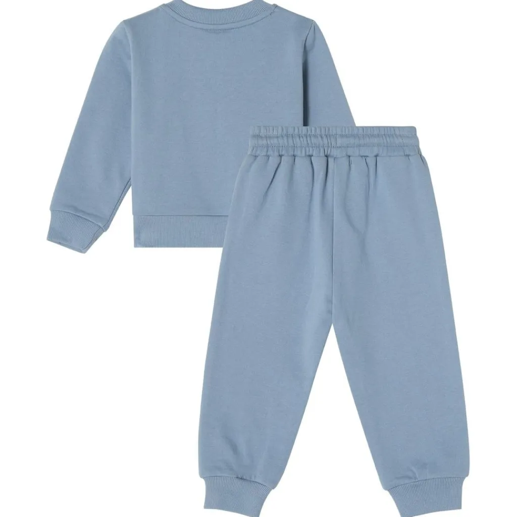 GOTS Martin Mjukisset Med Kanintryck Dove Blue>Buddy & Hope