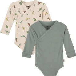 GOTS Max Wrap Body 2-pack Sage Green / Dinosaur>Buddy & Hope Clearance